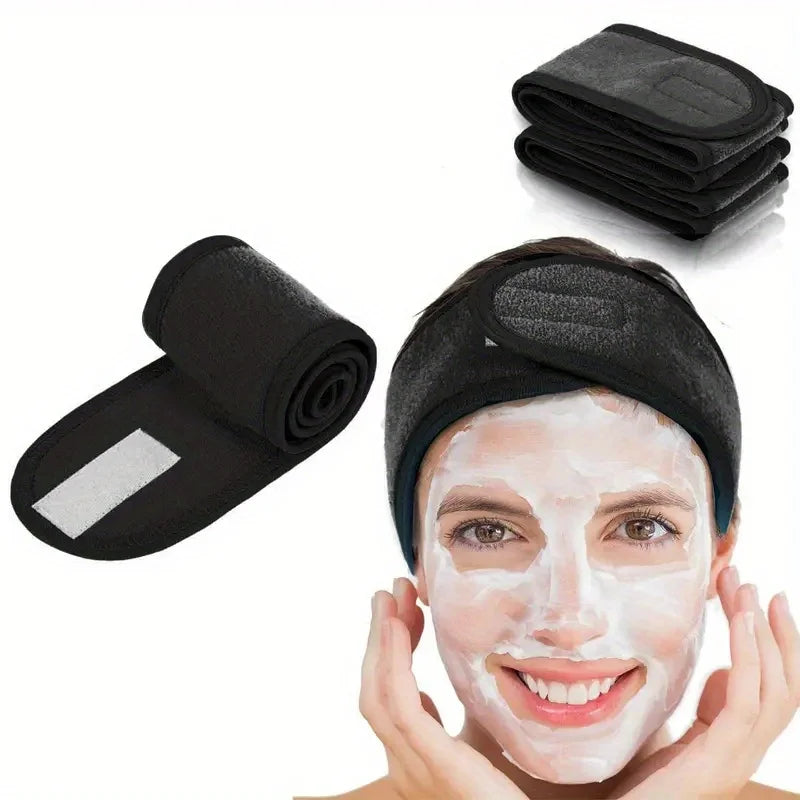 women's adjustable wide headband for yoga and spa (photo 9 of 10)