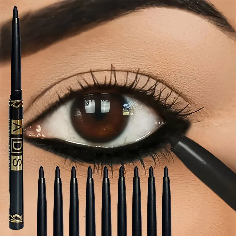 waterproof black eyeliner pencil for long-lasting eye makeup