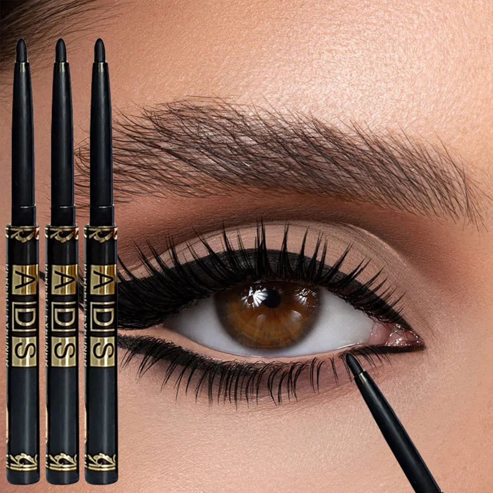 VacationGrabs waterproof black eyeliner pencil for long-lasting eye makeup