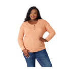 Basic Bae Half Button Long Sleeve Top - VacationGrabs