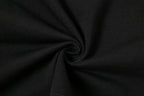 Close-up of black fabric texture for aesthetic streetwear summer top by VacationGrabs