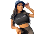 VacationGrabs Aesthetic Streetwear Summer Top Crop Tee
