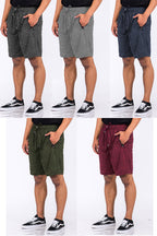 Speckled Performance Shorts – Elastic Waist & Drawstring