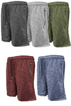 Speckled Performance Shorts – Elastic Waist & Drawstring