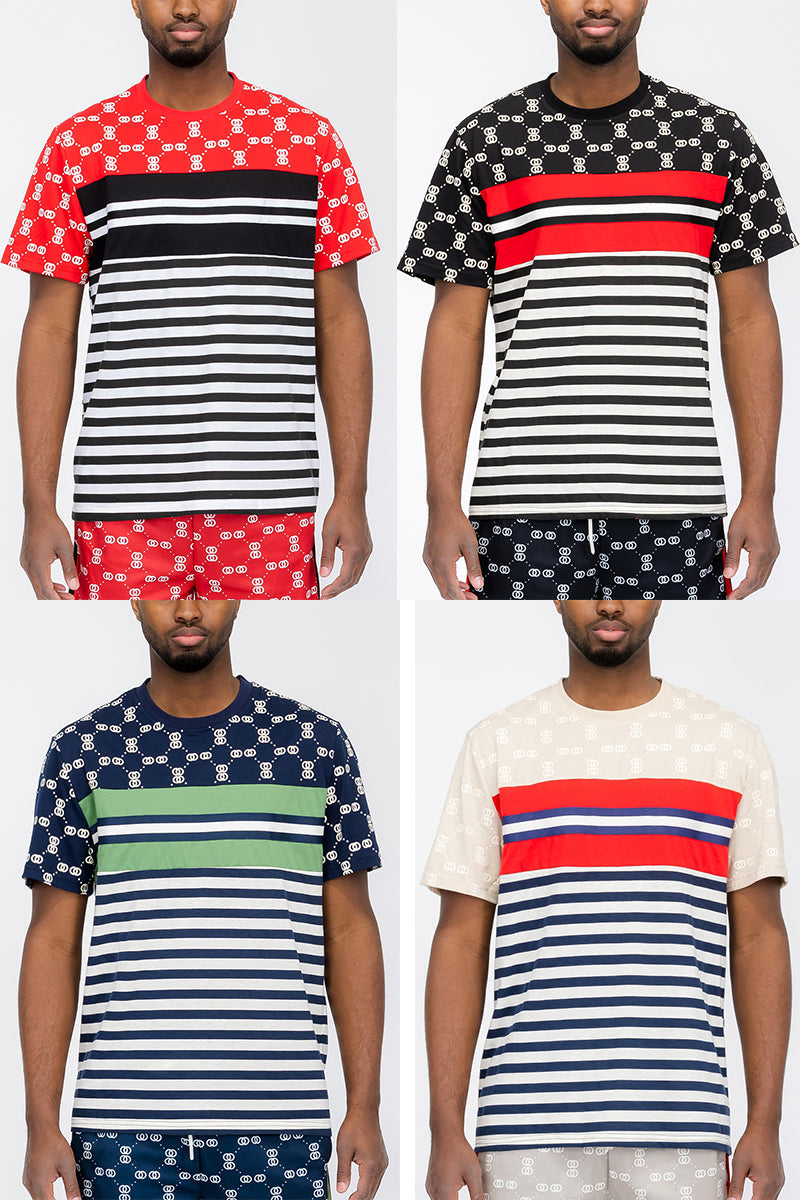 Linked Graphic Tee – Cotton Blend T-Shirt
