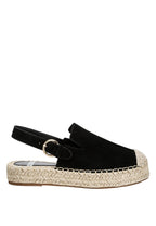Affie Genuine Suede Slingback Strap Espadrilles