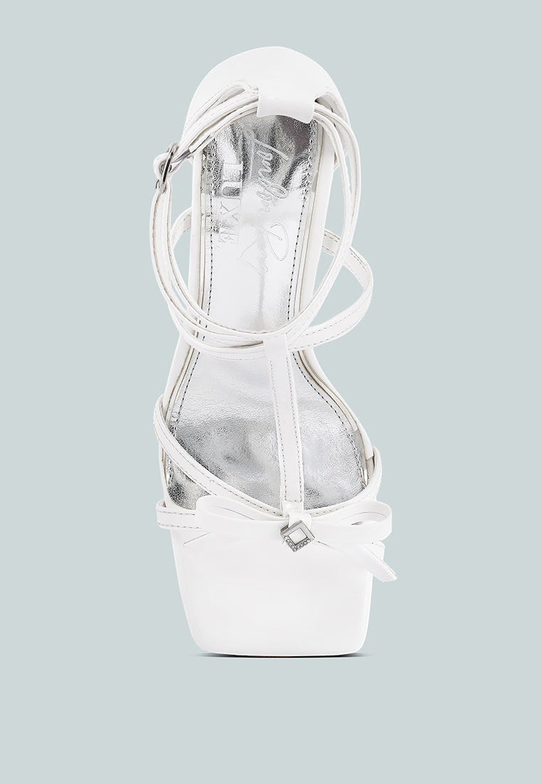 Affluence Jeweled High Heel Sandals