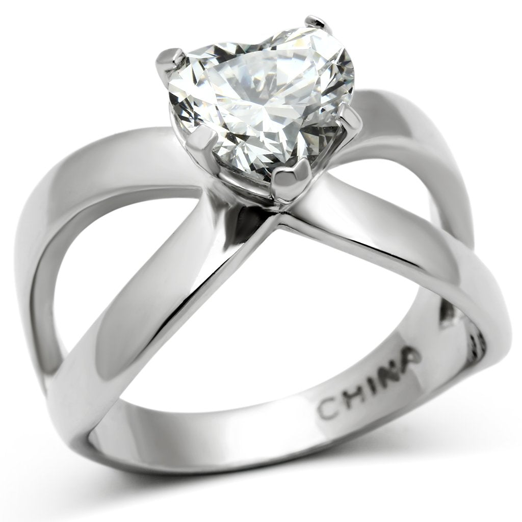 women's heart-shaped silver ring, affordable and vacation quality