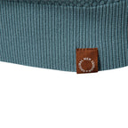 Men's blue shirt and polo with ribbed collar for casual wear