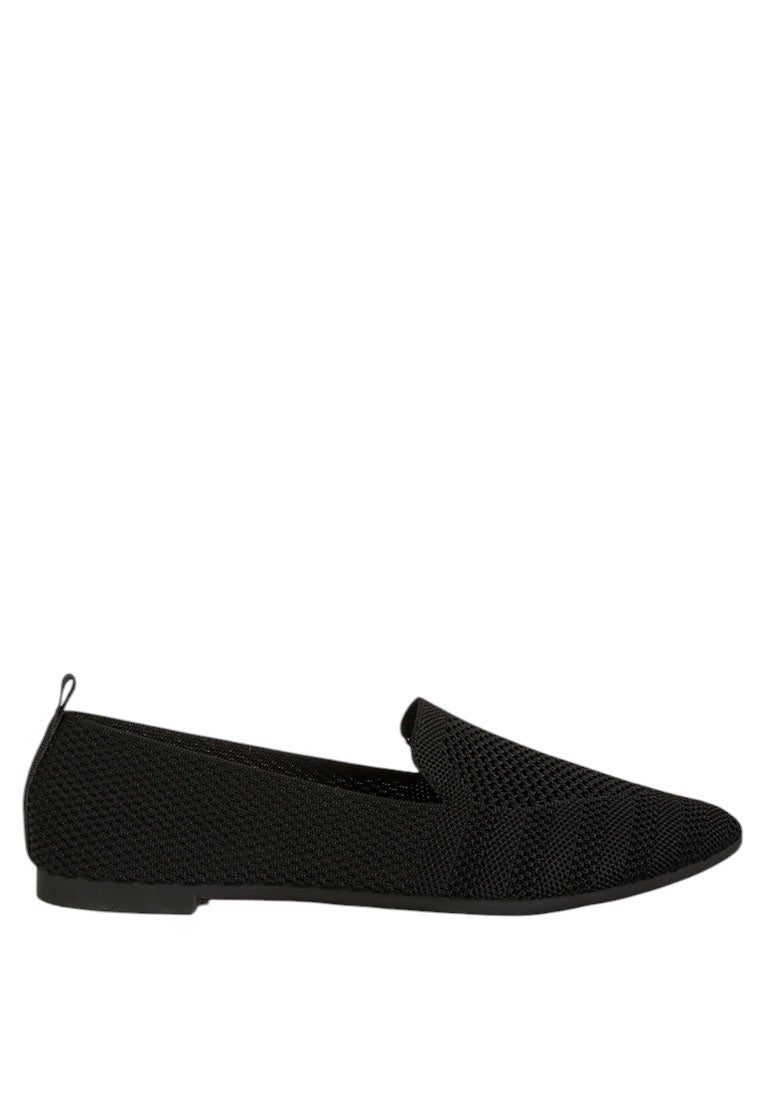 Akili Knit Textile Solid Flats