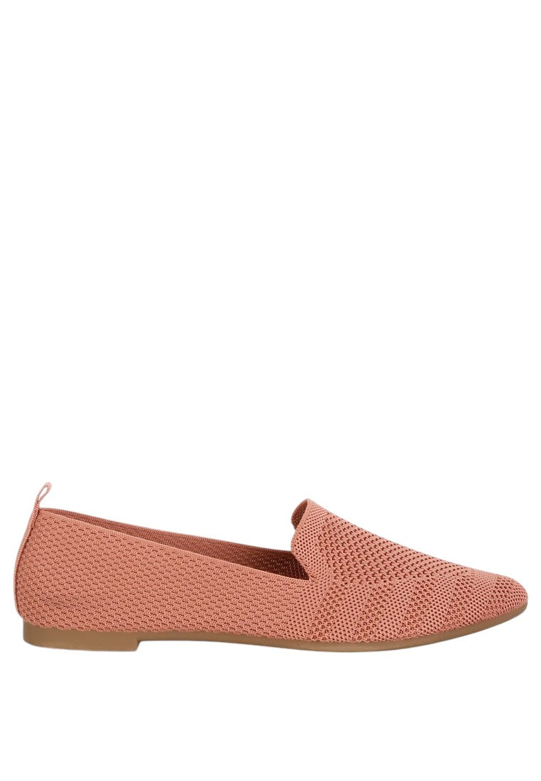 Akili Knit Textile Solid Flats