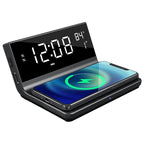 Jupiter Gear black alarm for clock with wireless phone charger