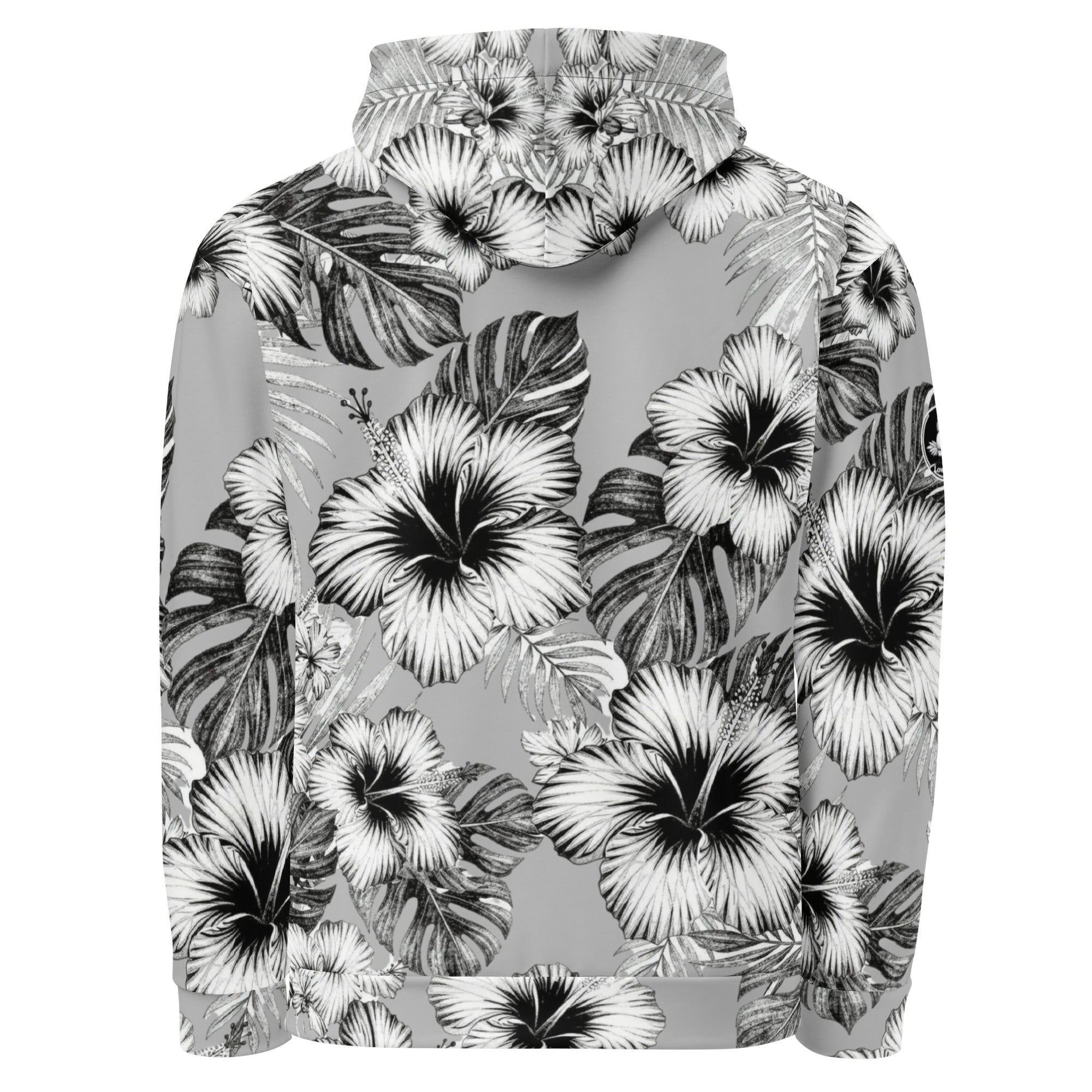 Patikil Hawaiian Hibiscus Golf Hoodie - Premium Brushed Fleece