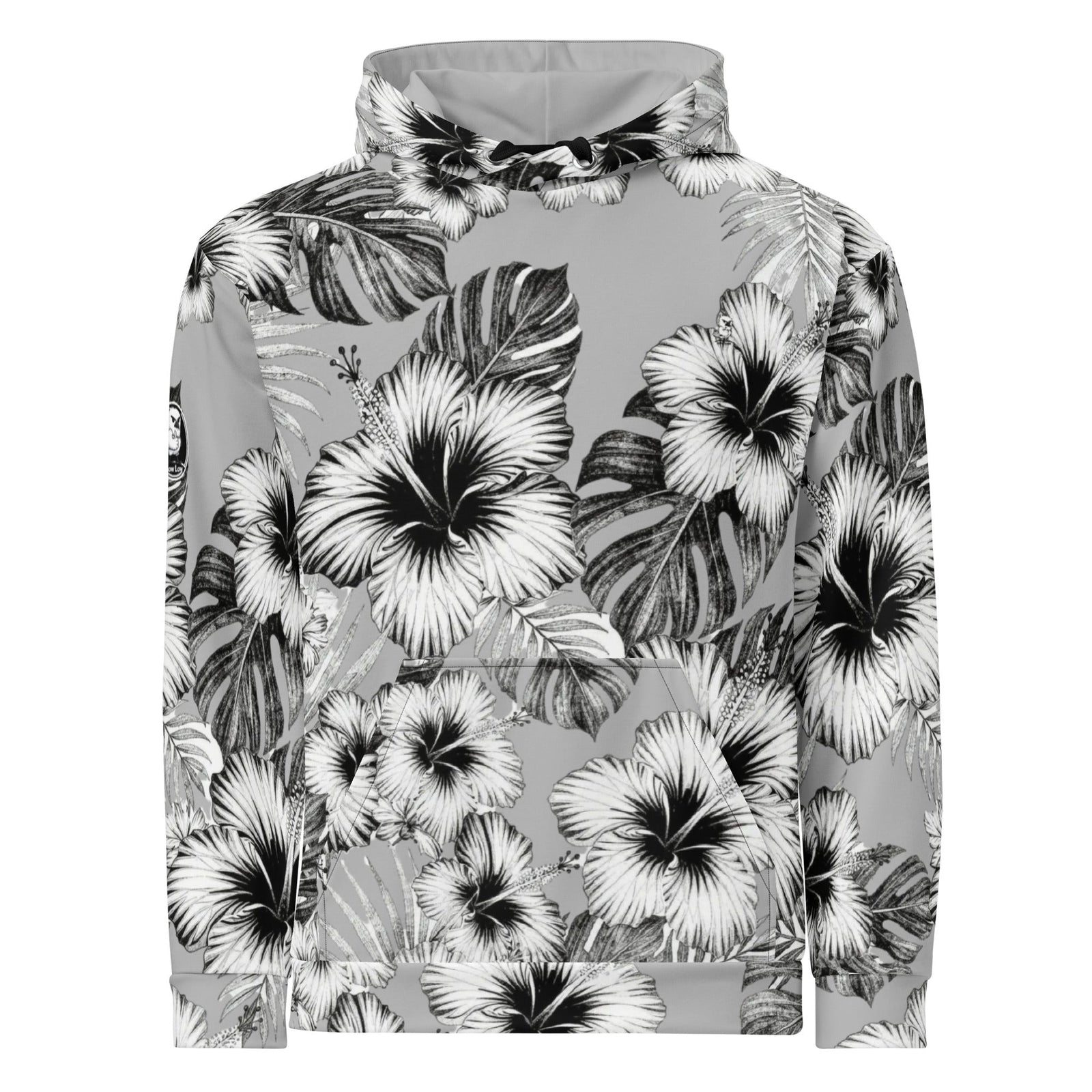 Patikil Hawaiian Hibiscus Golf Hoodie - Premium Brushed Fleece