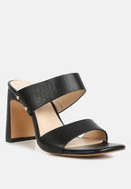 Alodia - Sandales fines à talons blocs