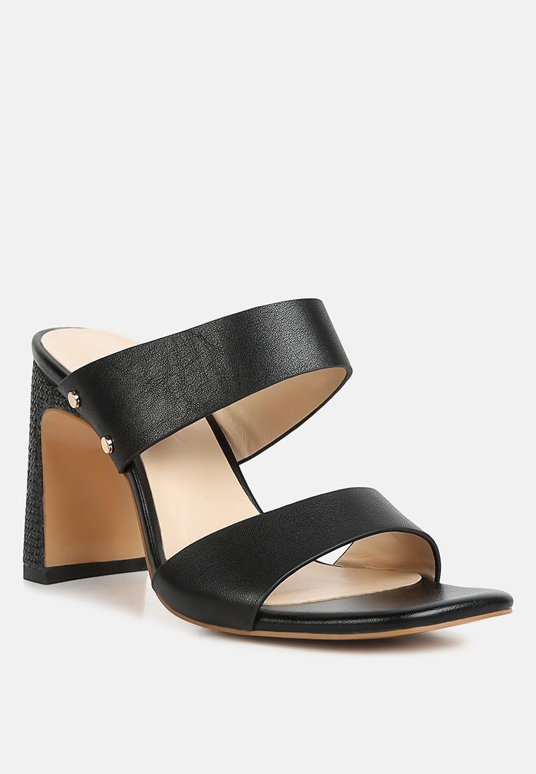 Alodia - Sandales fines à talons blocs