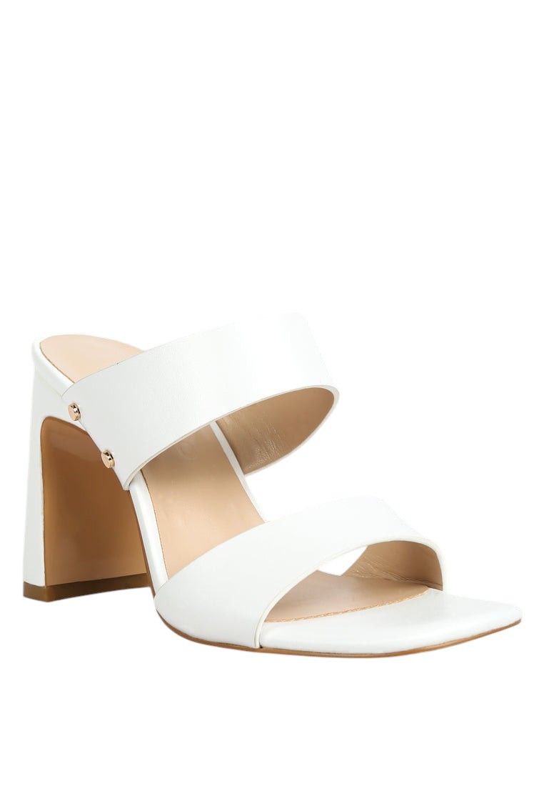Alodia Slim Block Heel Sandals