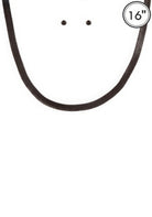 VacationGrabs aluminum herringbone necklace set designed for women, featuring stylish earrings