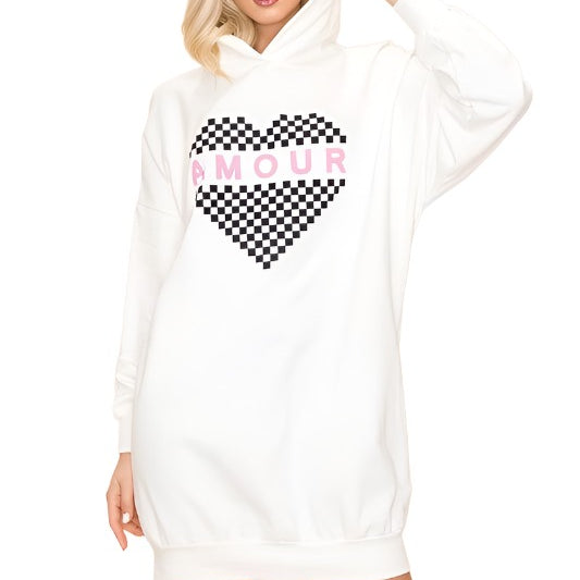 Women's Dresses Women's Amour Hoodie Sweatshirt Dress