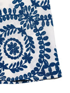 Trendsi women's floral patterned white and navy maxi dress