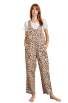 VacationGrabs Women's Animal Print Vacation Outfit in Beige with Pockets and Comfortable Fit