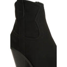 Rag Company black ankle length western boots with stylish design and chic heel for versatile outfits