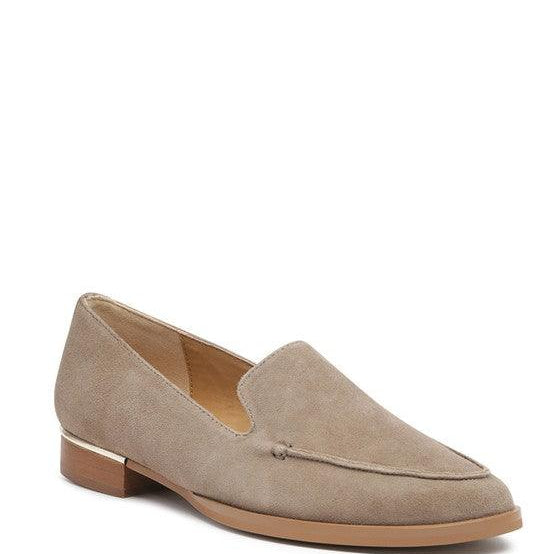 Women's Shoes - Flats Anna Leather Slip-On Loafers