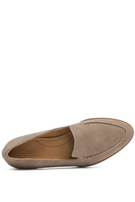 Women's Shoes - Flats Anna Leather Slip-On Loafers