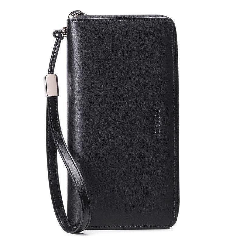 Wallets, Handbags & Accessories Antimagnetic Rfid Card Leather Zipper Wallet 36 Card Slot