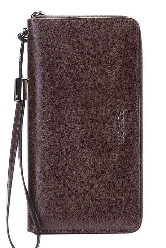 Wallets, Handbags & Accessories Antimagnetic Rfid Card Leather Zipper Wallet 36 Card Slot