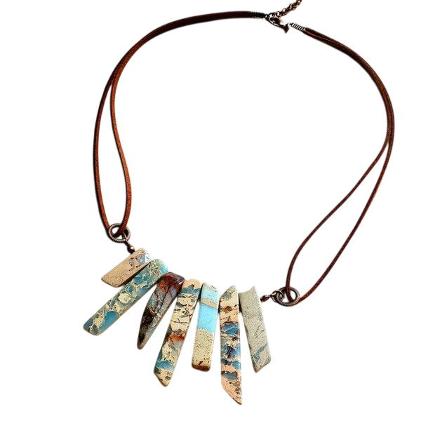 AQUA TERRA Leather Cord Necklace
