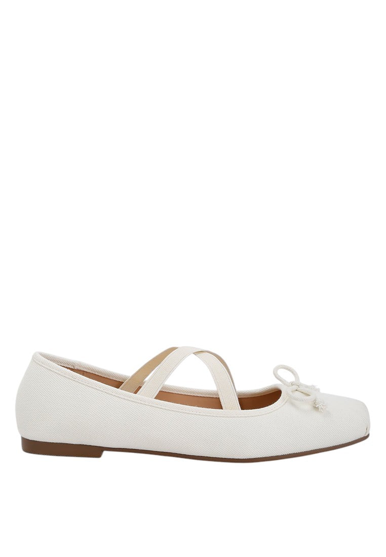 Arimer Criss Cross Strap Ballet Flats