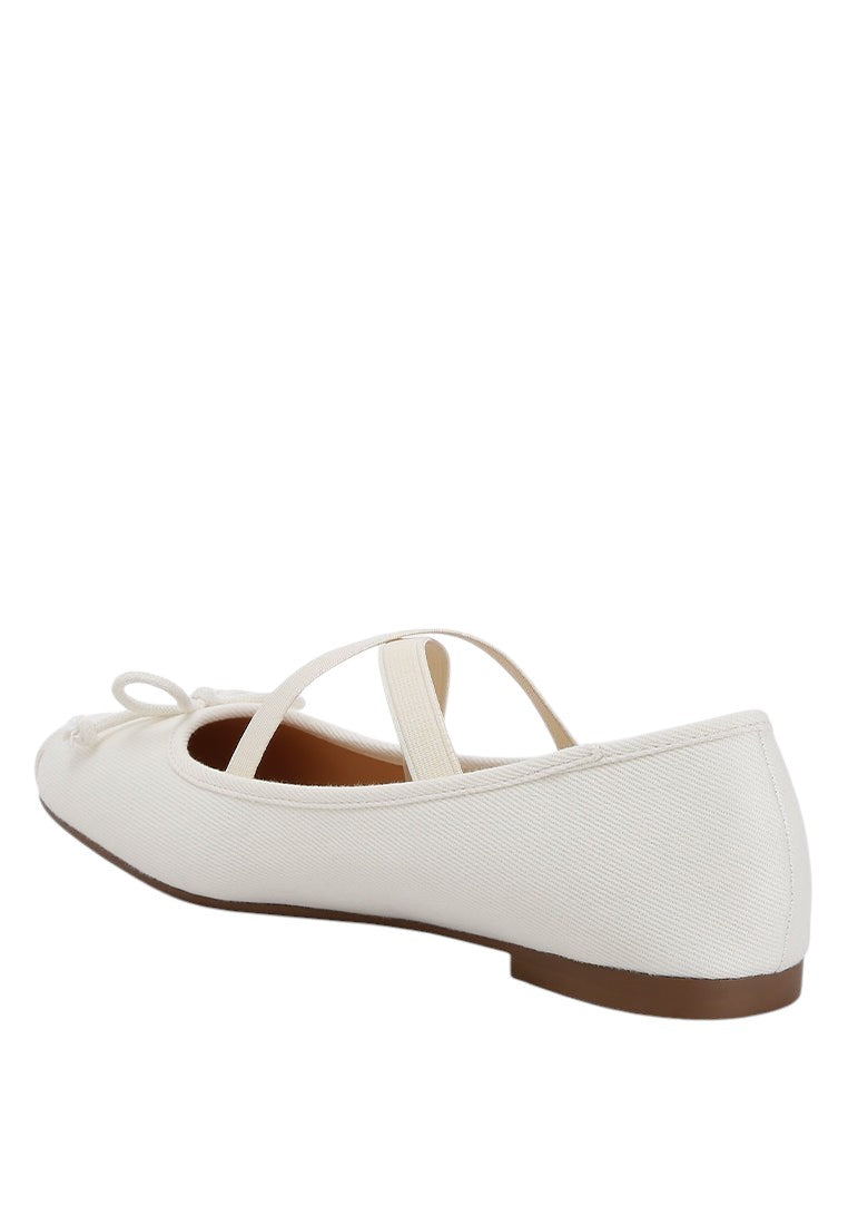 Arimer Criss Cross Strap Ballet Flats