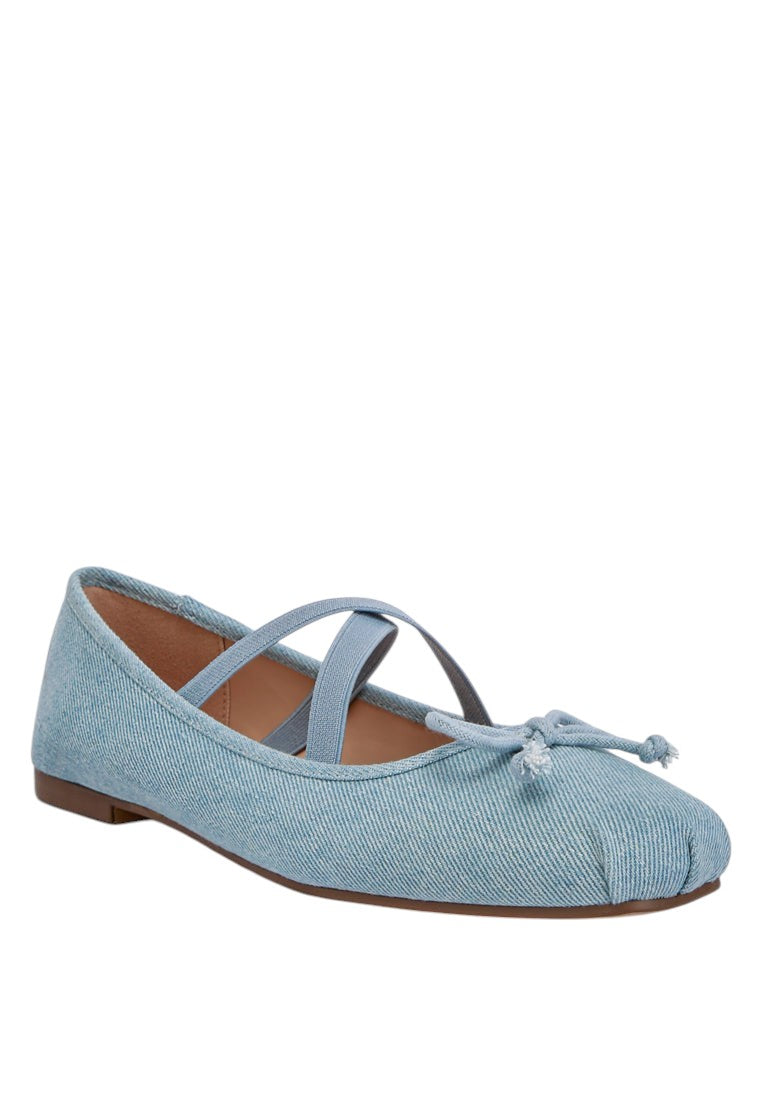 Arimer Criss Cross Strap Ballet Flats