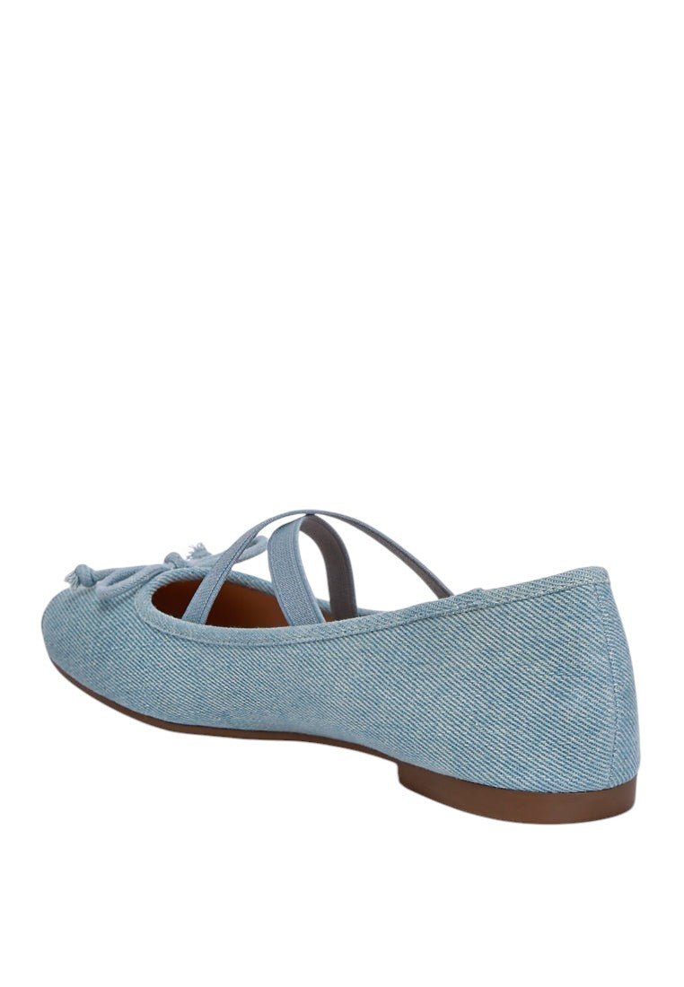 Arimer Criss Cross Strap Ballet Flats