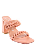 Arnie Braided Straps Block Heeled Sandals