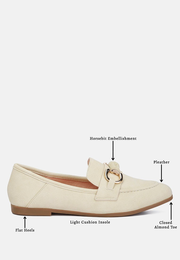 Mocassins Asher rehaussés d'un mors de cheval