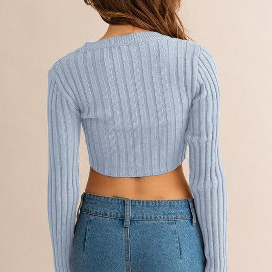 Women's Sweaters Asymmetrical Hem Sweater Top