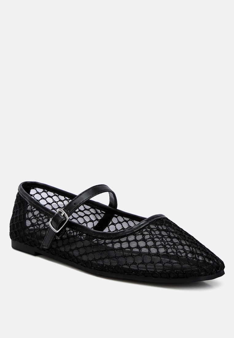 Averona Mesh Mary Jane Flats