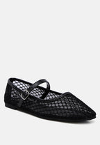 Averona Mesh Mary Jane Flats