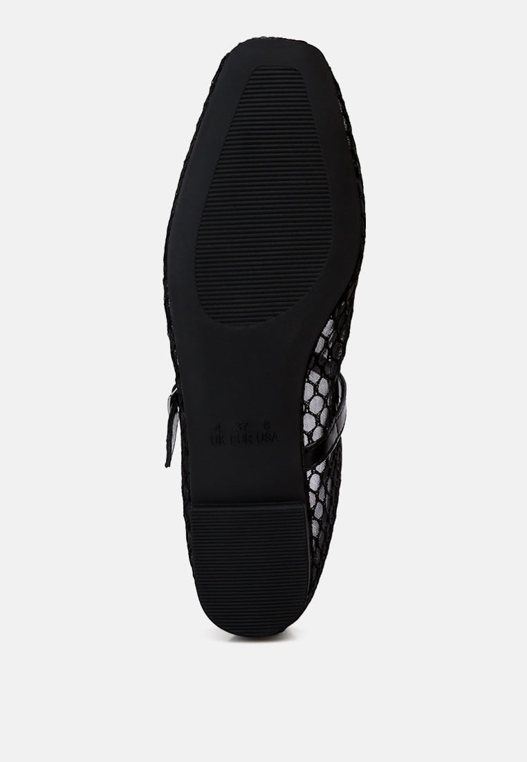 Averona Mesh Mary Jane Flats