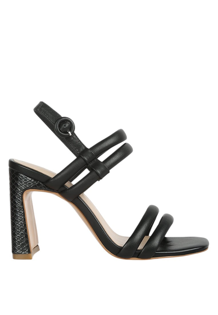 Avianna Slim Block Heel Sandal