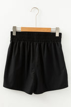 Varsity Stripe Elastic Waist Athleisure Shorts