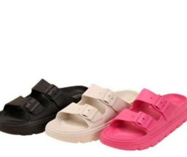 Women's Shoes - Sandals Buckle Strap Slides Sandals