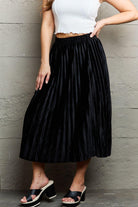 Women's Skirts Ninexis Accordion Pleated Flowy Midi Skirt