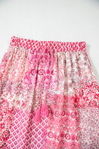 Boho Tassel Drawstring Elastic Waist Maxi Skirt