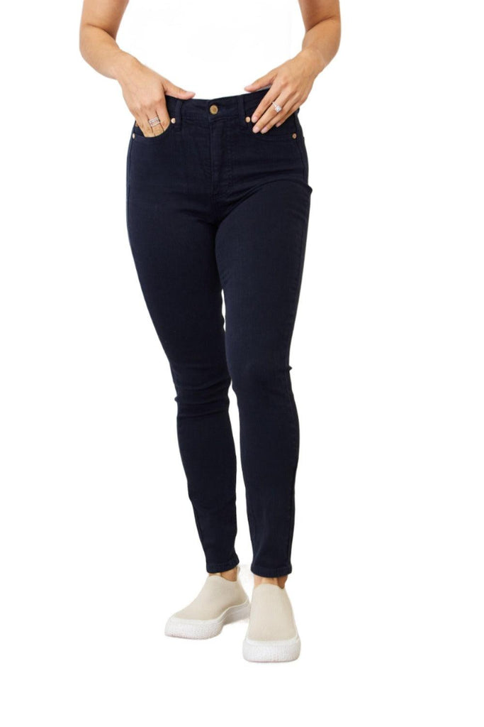 Women's Jeans Judy Blue Full Size Garment Dyed Tummy Control Skinny Jeans