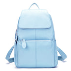 Pastel Leather Backpacks for Women on the Go