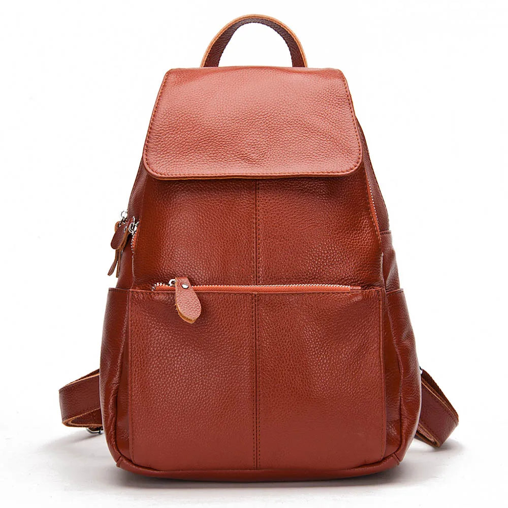 VacationGrabs leather backpack for travelling for women, stylish and practical