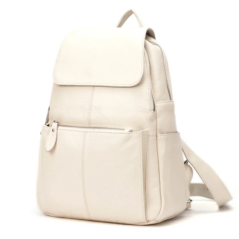 Pastel Leather Backpacks for Women on the Go